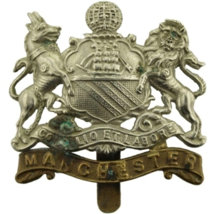 WW1 Manchester Regiment Cap Badge - FIRST PATTERN