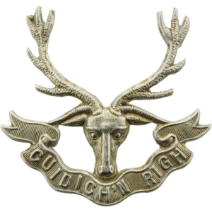 WW2 Seaforth Highlanders Regiment Cap Badge 2X LUGS VERSION