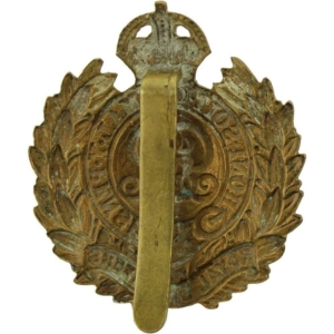 WW1 1916 ECONOMY ISSUE Royal Engineers Corps (George V) Cap Badge