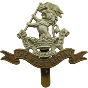 WW1 Duke of Wellington's West Riding Regiment Cap Badge