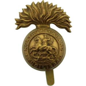 WW1 Northumberland Fusiliers Regiment Cap Badge