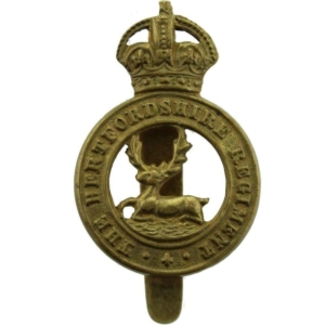 WW1 Hertfordshire Regiment Cap Badge