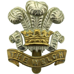 WW1 Welch Regiment (Welsh) Cap Badge