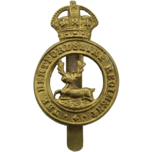 WW1 Hertfordshire Regiment Cap Badge