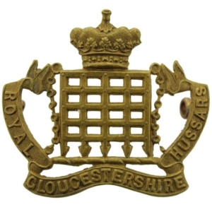 WW1 Royal Gloucestershire Hussars Imperial Yeomanry Regiment Cap Badge