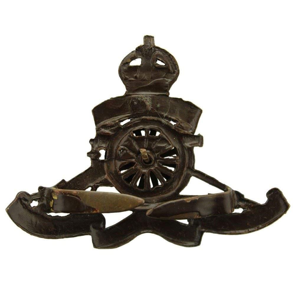 WW2 Royal Artillery Regiment OFFICERS Bronze Cap Badge - British ...