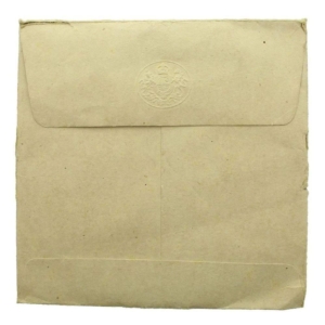 WW1 Penny / Death Plaque Paper Envelope Cover