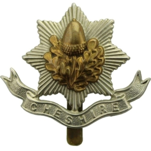 WW1 Cheshire Regiment Cap Badge - FIRST PATTERN
