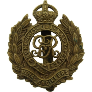 WW1 Royal Engineers Corps (George V) Cap Badge