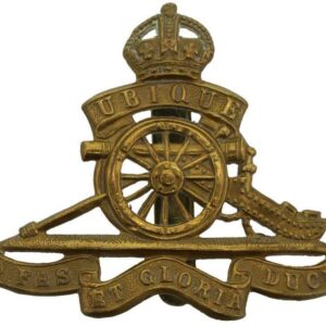 WW1 Royal Artillery Regiment Cap Badge STRENGTHENED SLIDER VERSION
