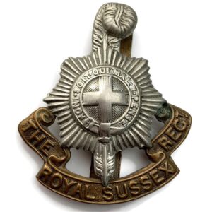 WW2 Royal Sussex Regiment Cap Badge