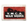 WW1 Young Mens Christian Association YMCA War Work Flag Day Fundraising Pin Badge