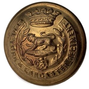 York and Lancaster Regiment Tunic Button - 26mm