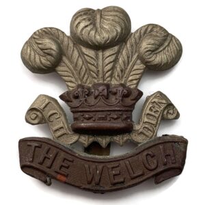 WW2 Welch Regiment (Welsh) Cap Badge