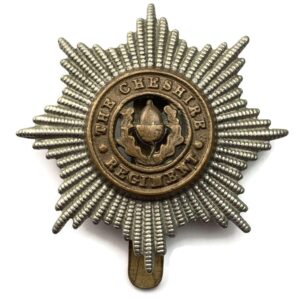 WW2 Cheshire Regiment Cap Badge