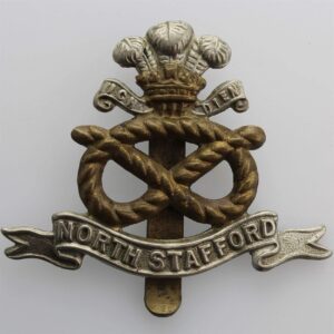 WW1 North Staffordshire (Stafford) Regiment Cap Badge