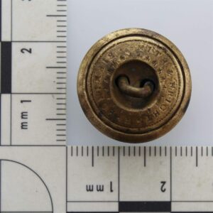 WW1 17th Lancers Regiment DEATHS HEAD Small Tunic Button - 22mm