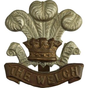 WW2 Welch Regiment (Welsh) Cap Badge