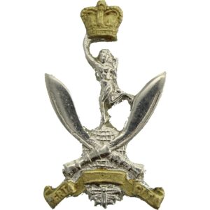 Gurkha Signals Corps Cap Badge - Queens Crown