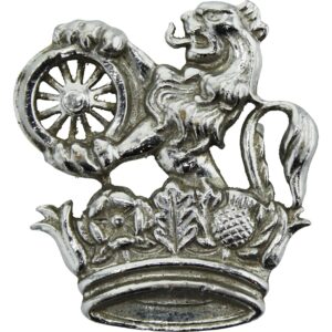 British Rail Lion and Wheel Railways Train Company Chrome Cap Badge