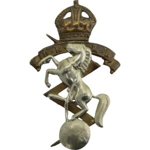 WW2 Royal Electrical & Mechanical Engineers REME Cap Badge