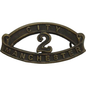 WW1 2nd Battalion City of Manchester Regiment Shoulder Title