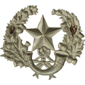 WW2 The Cameronians (Scottish Rifles) Regiment Cap Badge