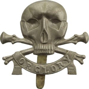 WW1 17th / 21st Lancers (Deaths Head) Regiment Cap Badge