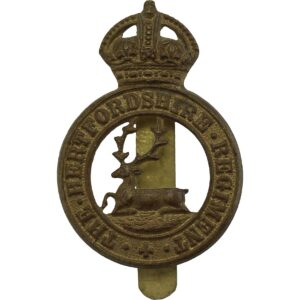 WW1 Hertfordshire Regiment Cap Badge