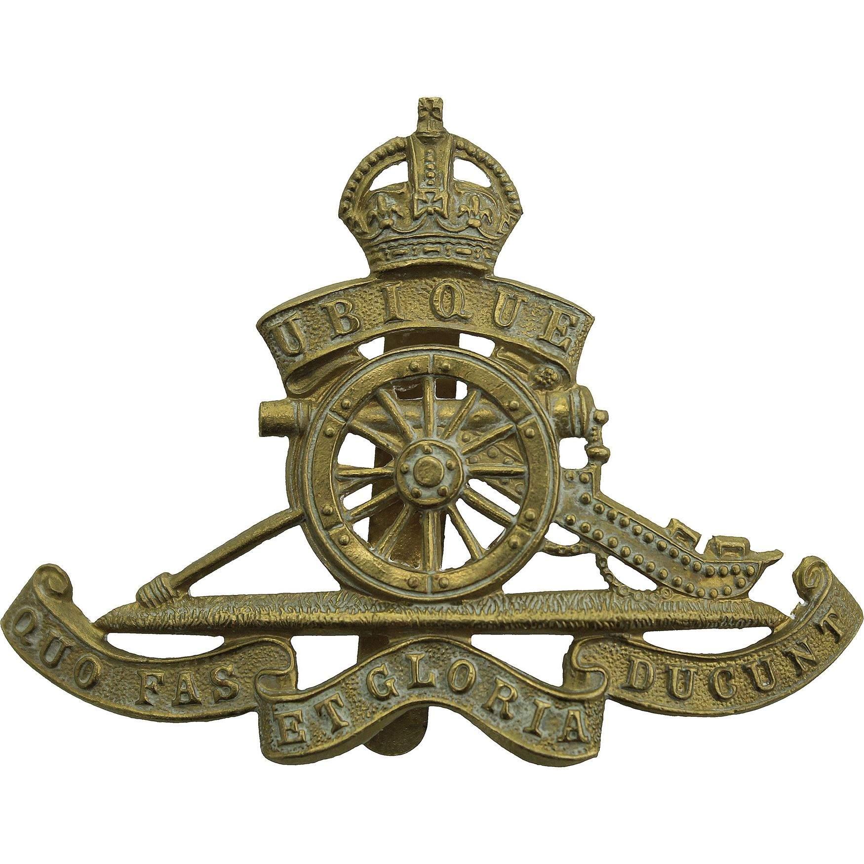 WW2 Royal Artillery Regiment Cap Badge - British Military Badges