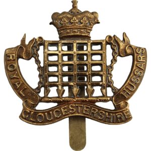 WW1 Royal Gloucestershire Hussars Imperial Yeomanry Regiment Cap Badge
