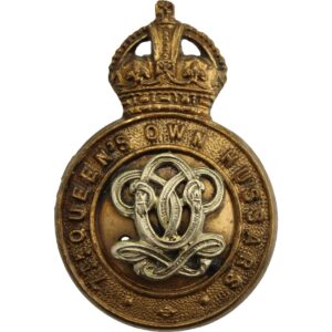 7th Queens Own Hussars Regiment (Queen's) Cap Badge