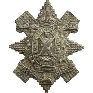 Glasgow Highlanders, 9th Battalion, Highland Light Infantry Scottish Regiment HLI Cap Badge