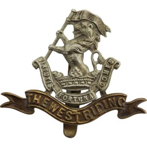 WW1 Duke of Wellingtons West Riding Regiment Cap Badge