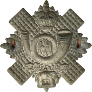 WW2 Highland Light Infantry Regiment HLI Scottish Cap Badge