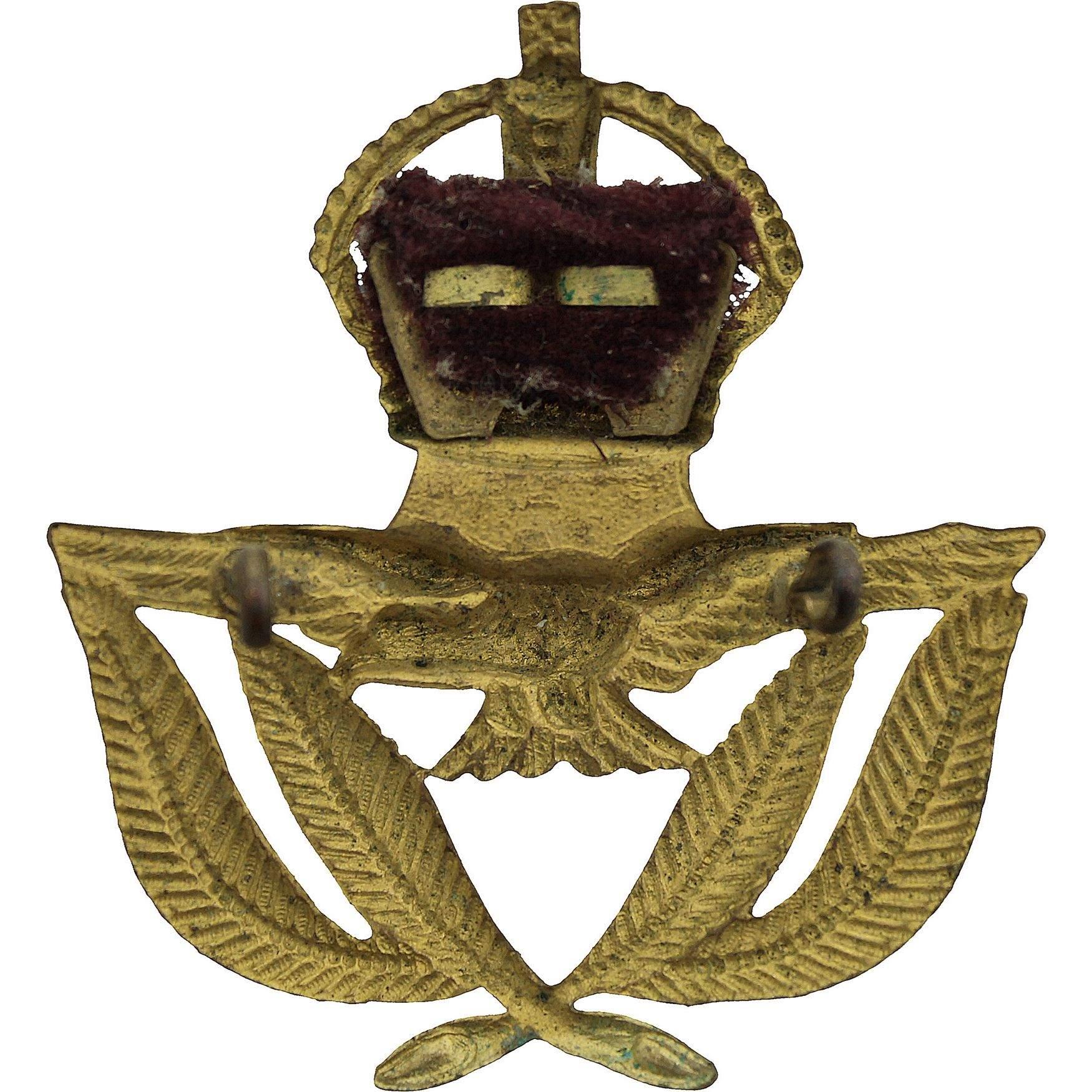 WW2 Royal Air Force RAF WARRANT OFFICERS Cap Badge - British Military ...