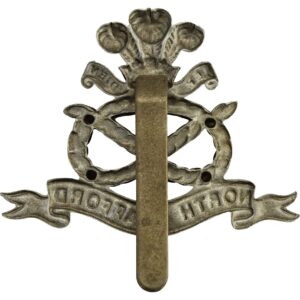 WW2 North Staffordshire (Stafford) Regiment Cap Badge