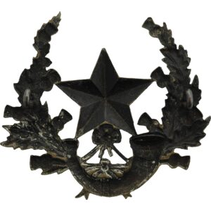 VICTORIAN Cameronians Scottish Rifles Regiment OFFICERS Glengarry Cap Badge 1881