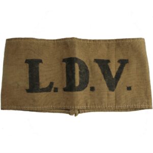WW2 Local Defence Volunteers LDV, Home Guard Cloth Armband Badge