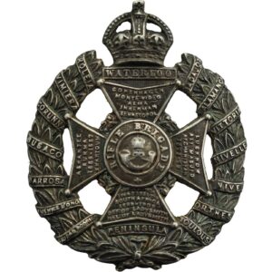 EDWARDIAN The Rifle Brigade (Prince Consort's Own) Regiment Cap Badge - LUG VERSION