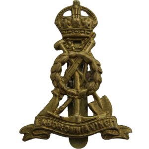 WW2 Royal Pioneer Corps BERET SIZE Cap Badge  - J.R. GAUNT LONDON