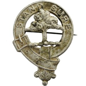 Scottish CLAN ANDERSON Brooch Sporran Kilt Lapel Pin Badge STAND SURE Tree