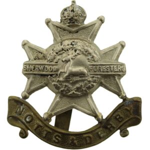 WW1 Sherwood Foresters (Notts and Derby) Regiment Cap Badge