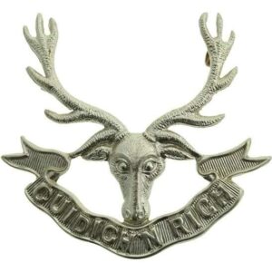 Seaforth Highlanders Regiment Cap Badge 3X LUGS VERSION