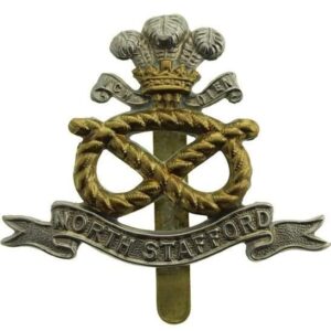 WW2 North Staffordshire (Stafford) Regiment Cap Badge