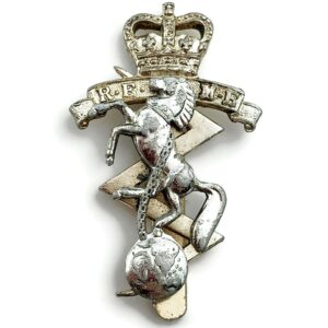 Royal Electrical & Mechanical Engineers REME Staybrite Anodised Cap Badge - Staybright