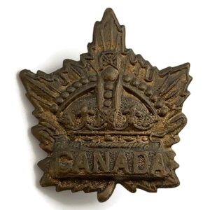WW1 Canadian Army Division / Canada Corps CEF Collar Badge