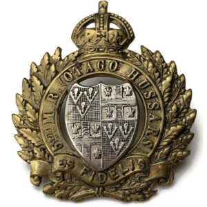 WW1 New Zealand 5th Mounted Rifles Otago Hussars Regiment Cap Badge