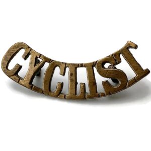 WW1 Army Cyclist Corps (Cyclists Regiment) Shoulder Title