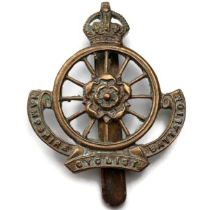 WW1 Hampshire Battalion Army Cyclist Corps (Cyclists) Cap Badge